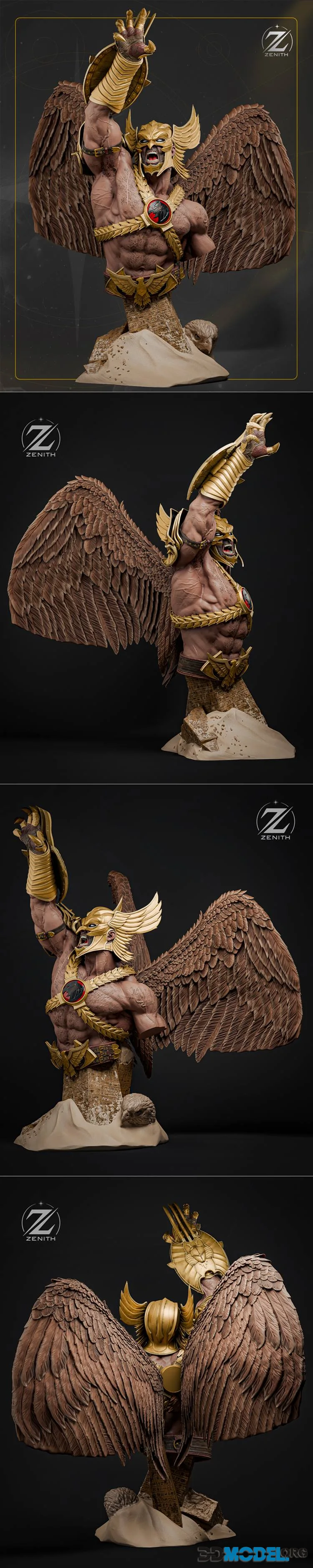 Zenith Studios - Hawkman Bust – Printable