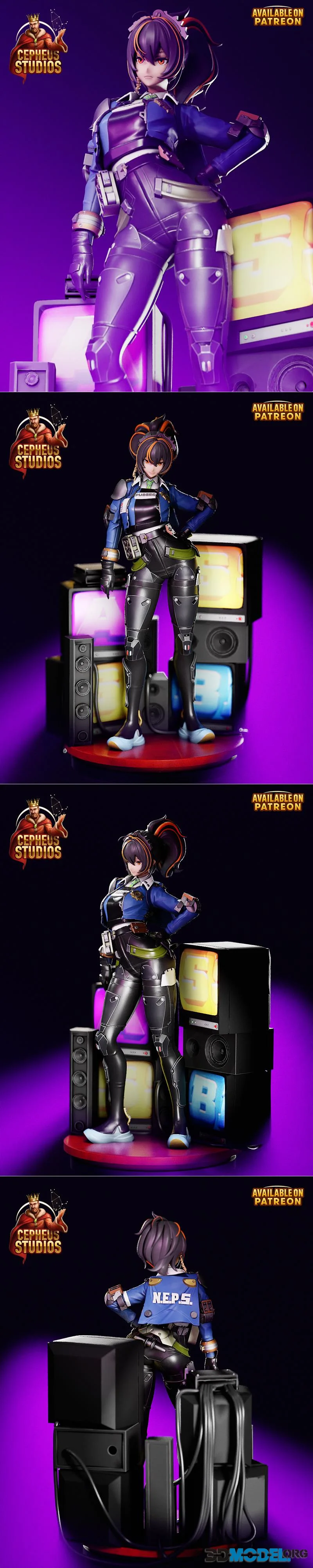 Cepheus Studios - Zhu Yuan - Zenless Zone Zero – Printable