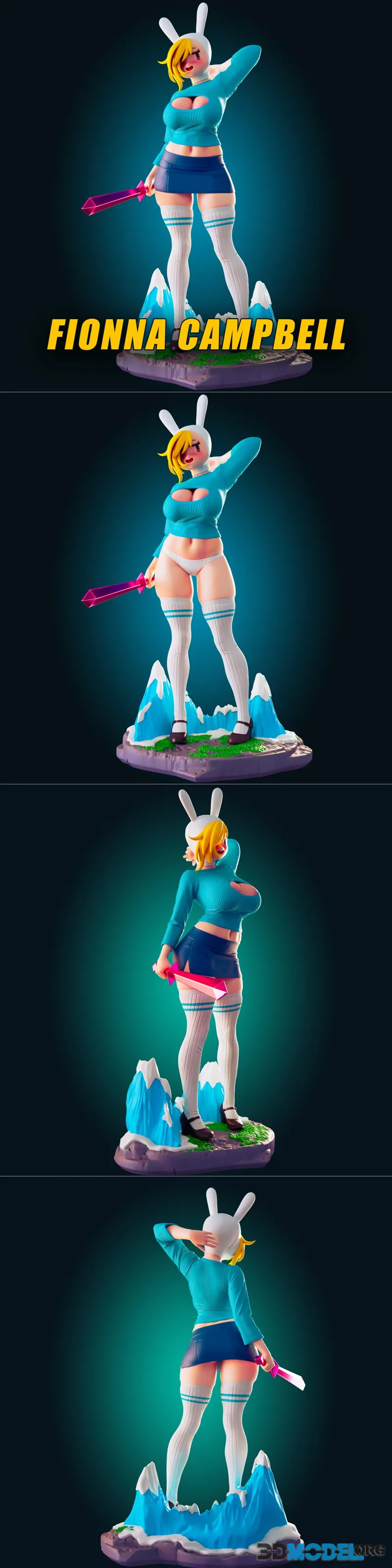 Officer Rhu - Adeventure Time Fionna – Printable