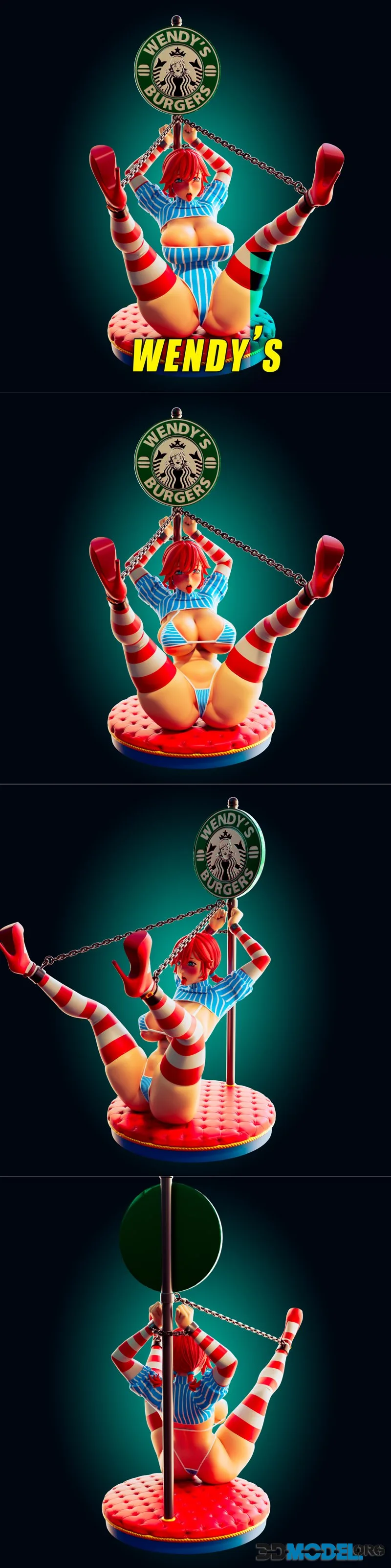 Officer Rhu - Wendy's Mascot – Printable