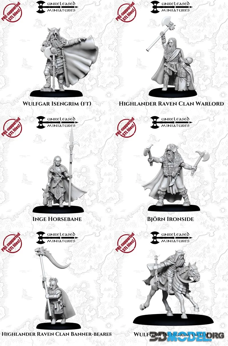 Unreleased Miniatures March 2026 – Printable