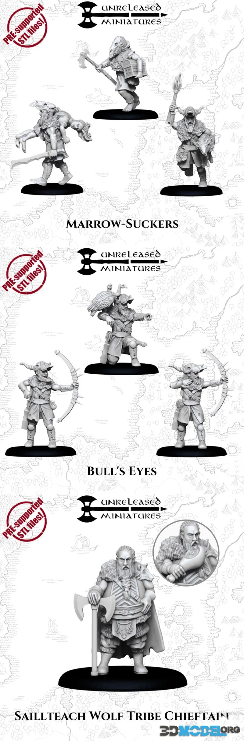 Unreleased Miniatures April 2026 – Printable