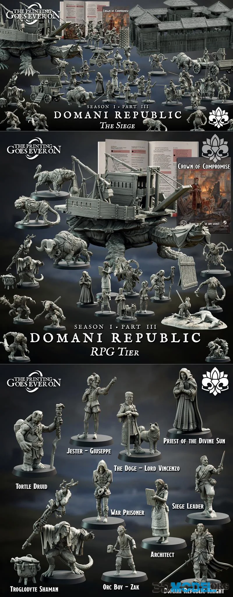 The Printing Goes Ever On - Domani Republic Part 3 - The Siege March 2026 – Printable