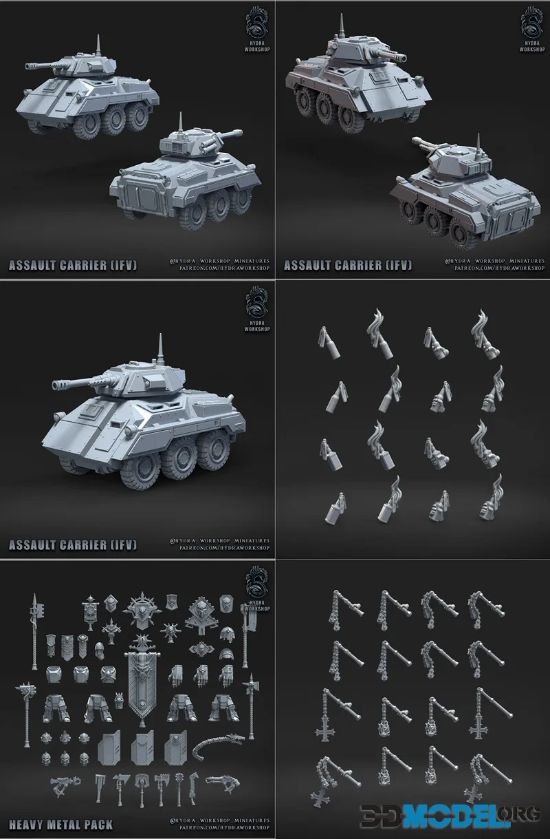 Hydra workshop miniatures April - May 2026 – Printable