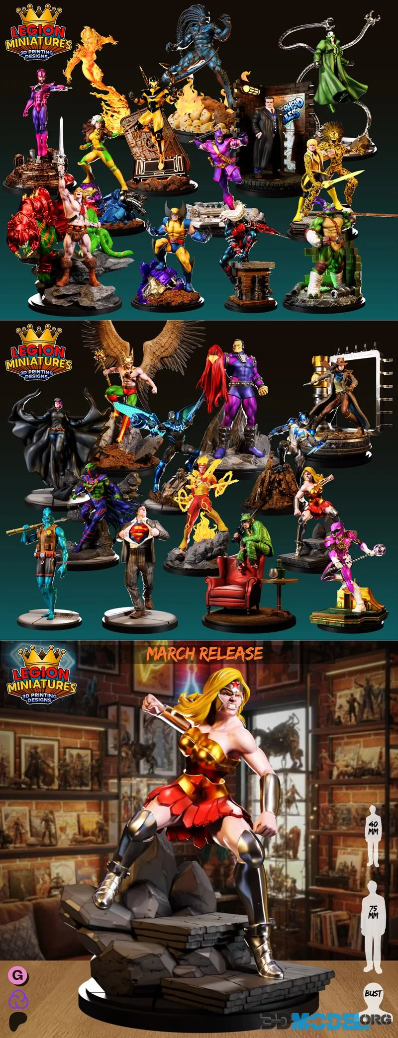 Legion Miniatures March 2026 – Printable