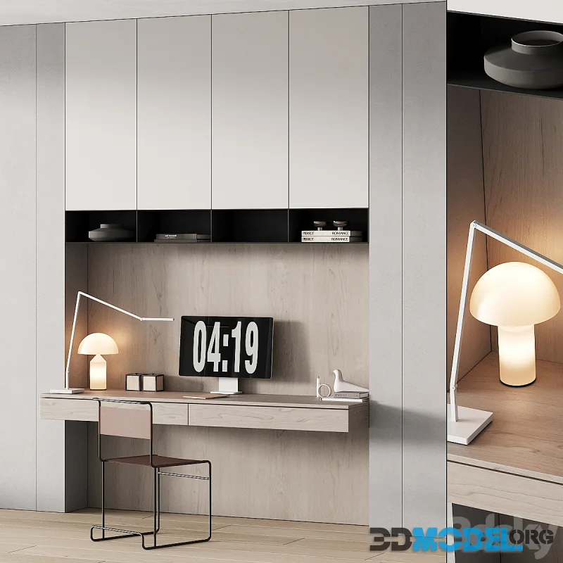 244 office furniture 09 workplace 05 minimal warm vintage 01