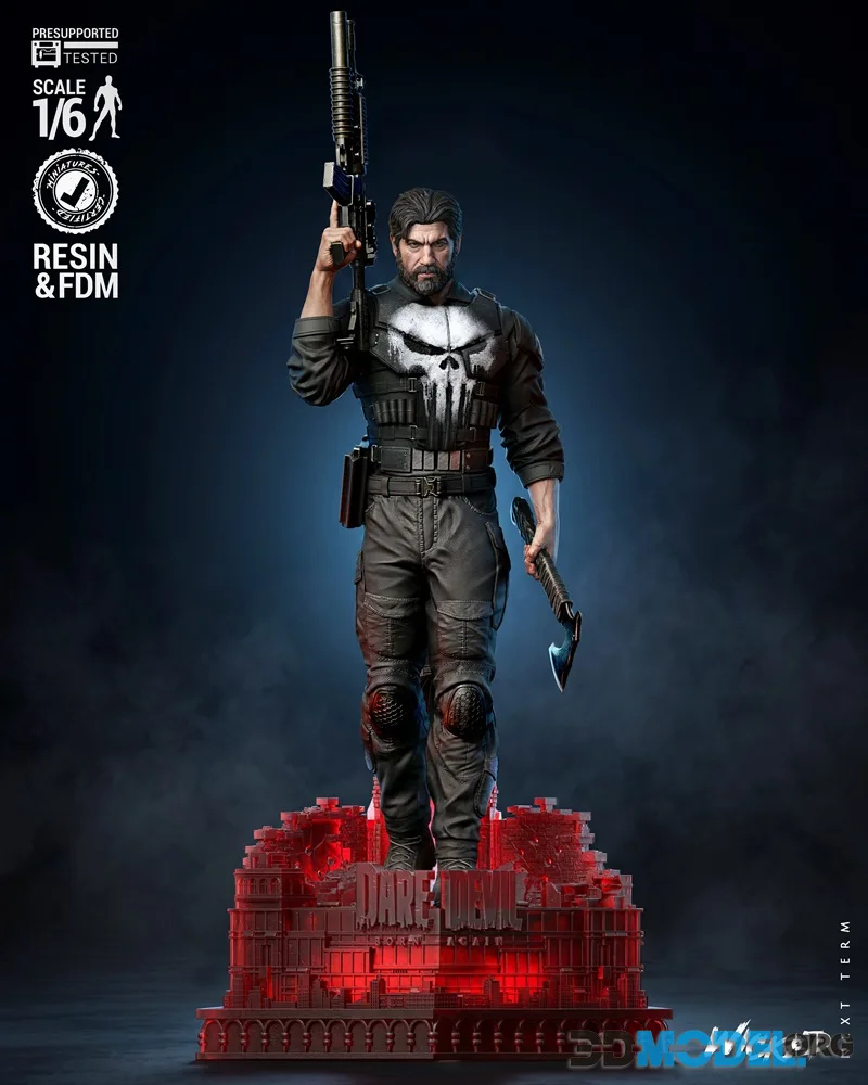 Wicked - The Punisher Sculpture – Printable