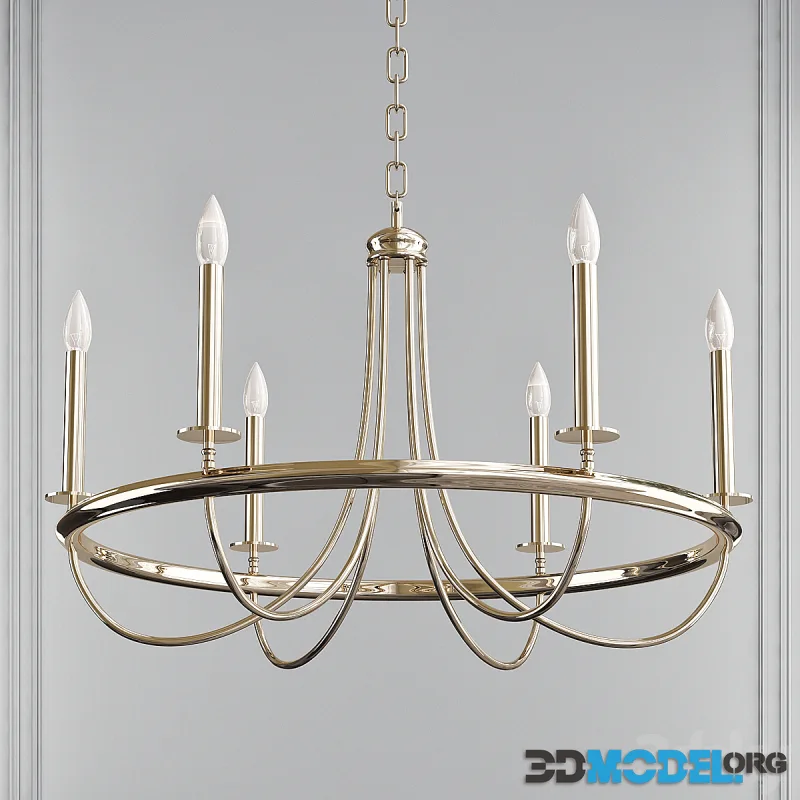 6 - Light Candle Style Classic Traditional Chandelier