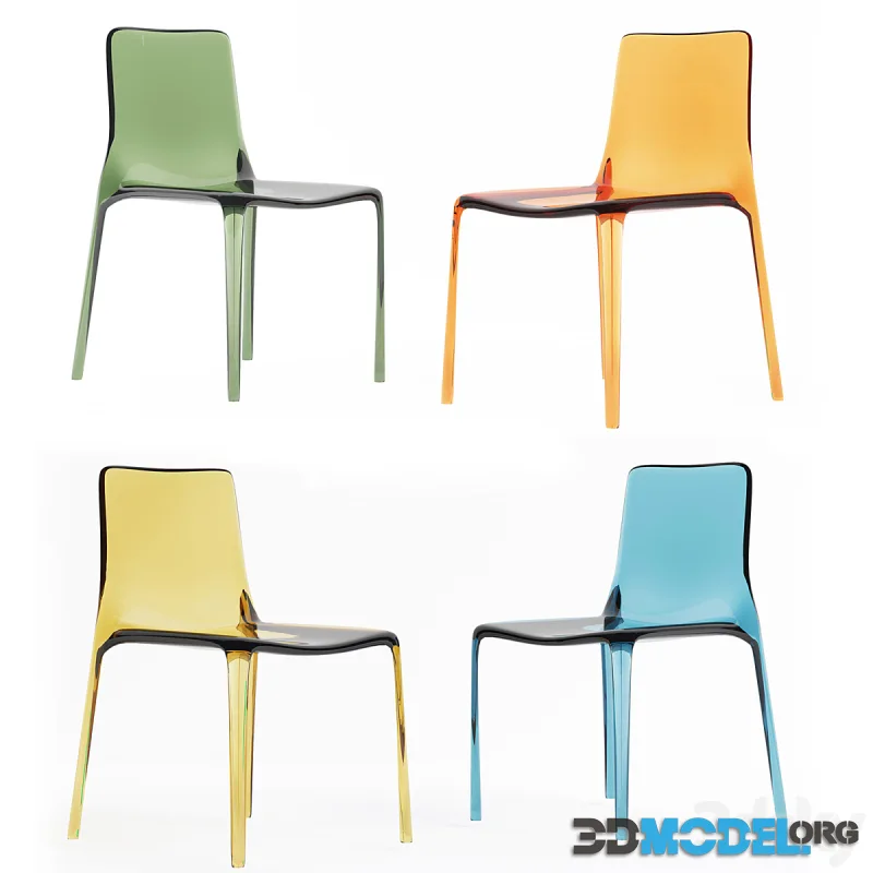 Acrylic dining chair