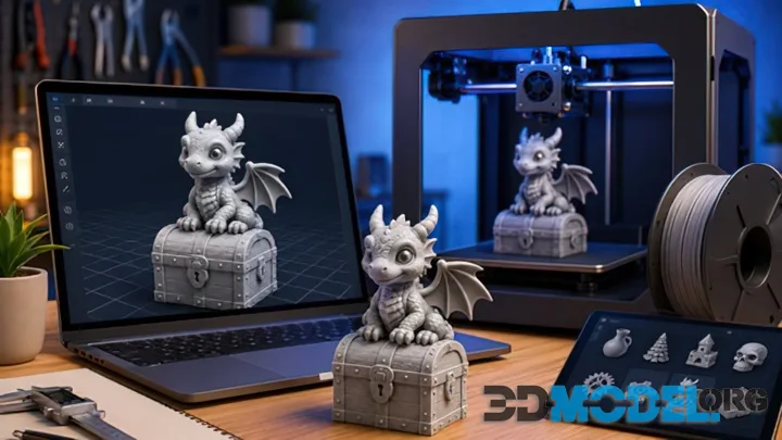 Udemy - AI 3D Printing for Beginners: Create and Publish Printable M