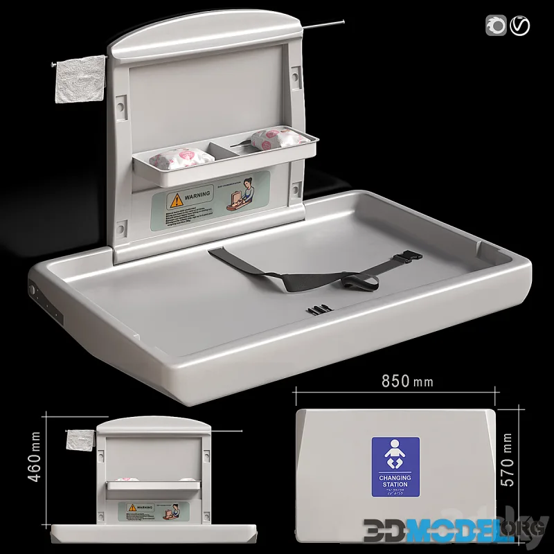 baby changing station