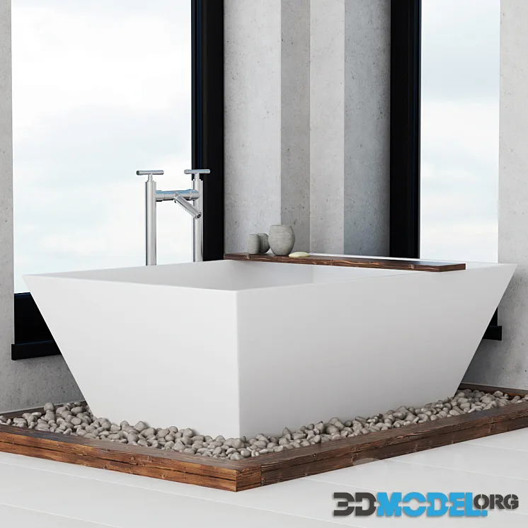 Bathroom on the pebble