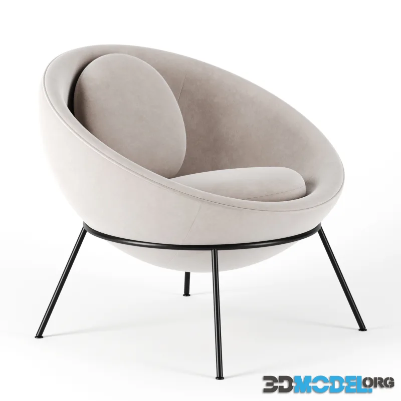 Bowl chair by Arper