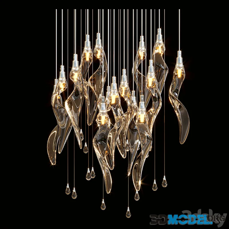 Chandelier Light Vargov (cascade, led)