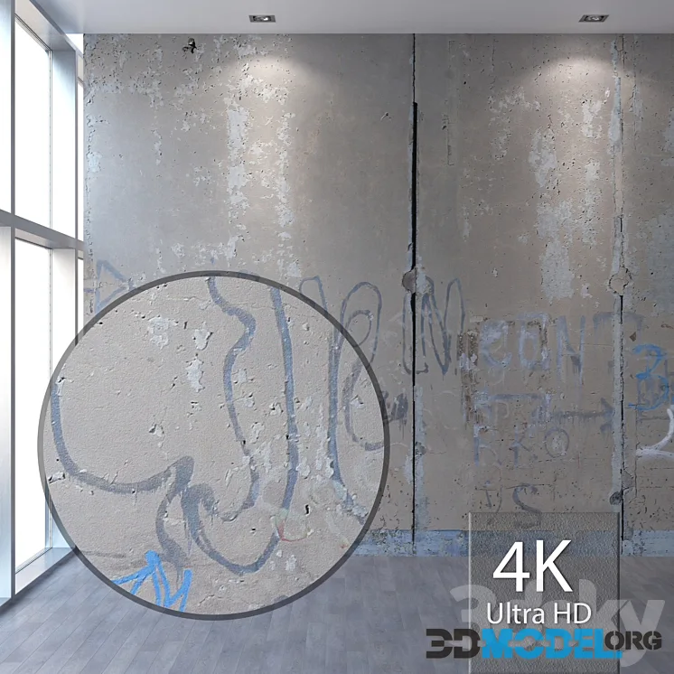 Concrete wall 311 (graffiti)
