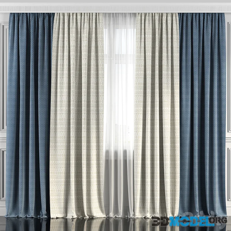 Curtains with window 134