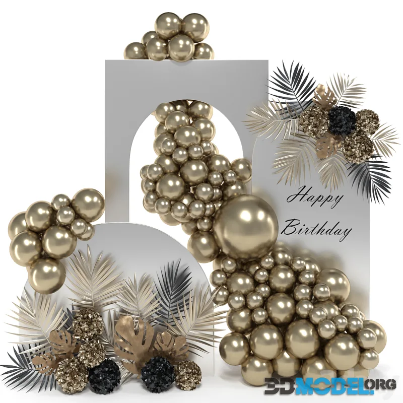 Decorative Set 24 - Birthday set