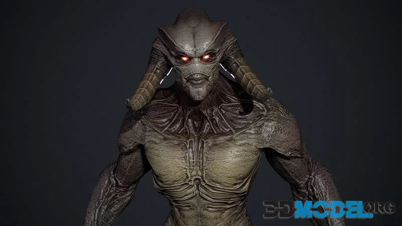 Demon Character 10 low-poly (PBR)