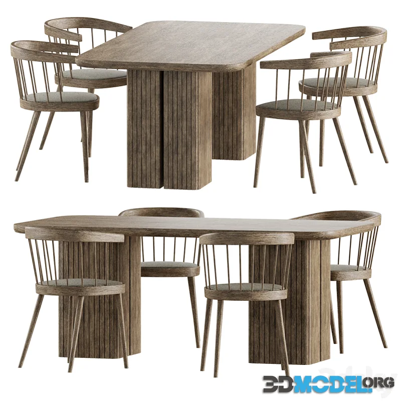 Dining set by Laredoute with Portman chair