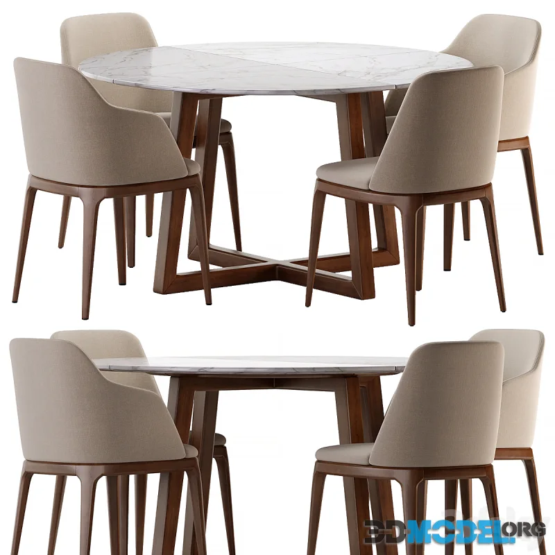 Dining set Grace chair and table