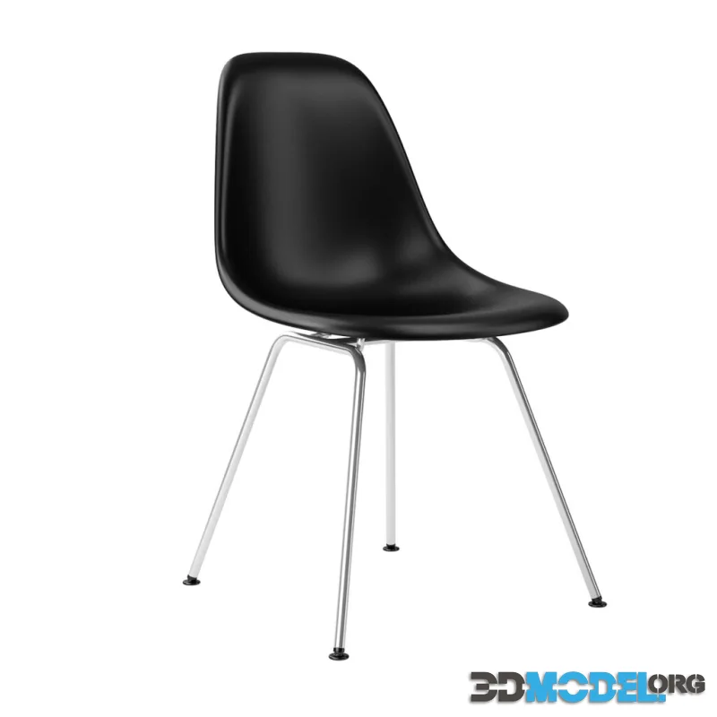 Eames Fiberglass Side Chair DSX by Vitra