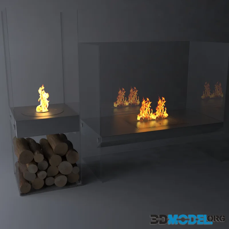 Ecosmart Ghost and Igloo, fireplace