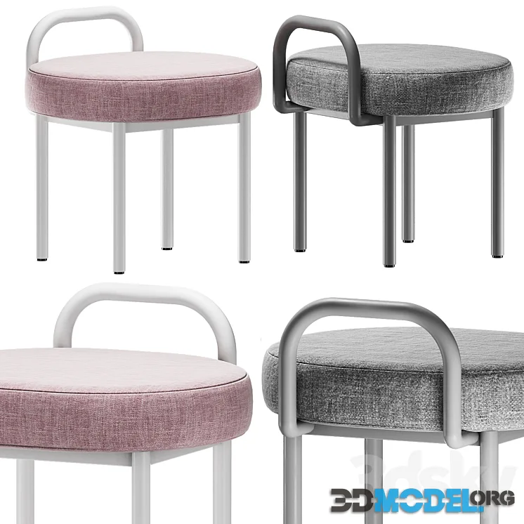 Fashion design pouffe