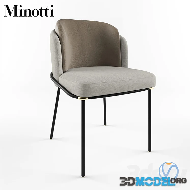 Fil Noir – Minotti chair