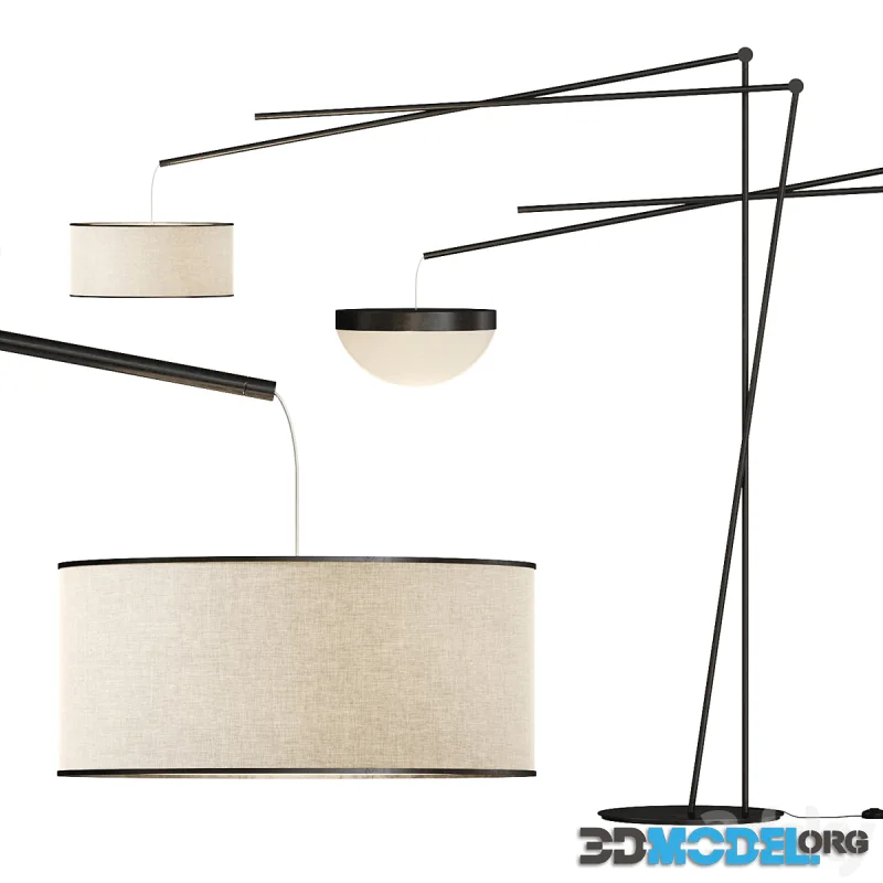 Floor lamp Effimera Fl by Prandina