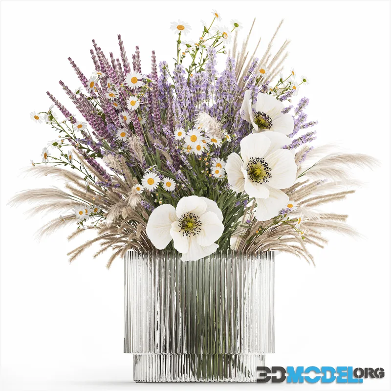 Flower bouquet. Set 483