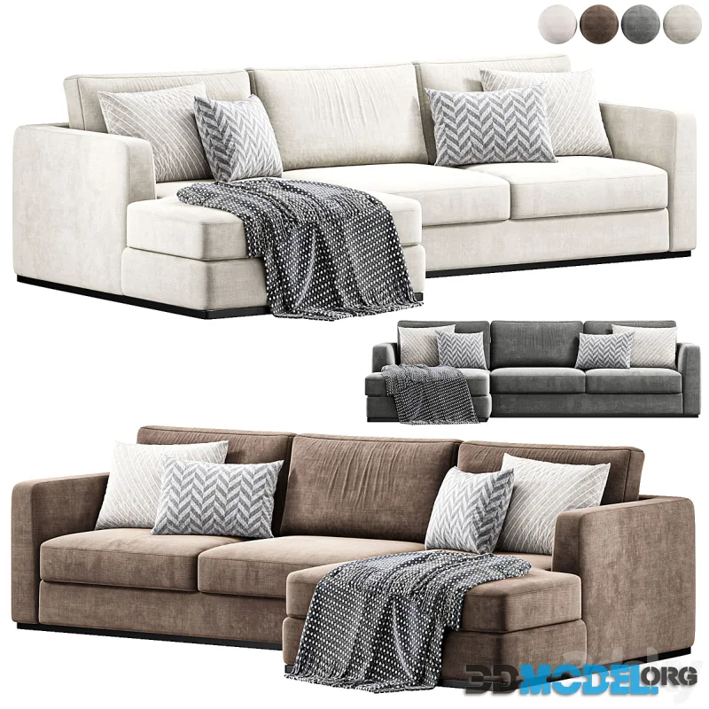 Hamilton Chaise Sectional Sofa By Castlery