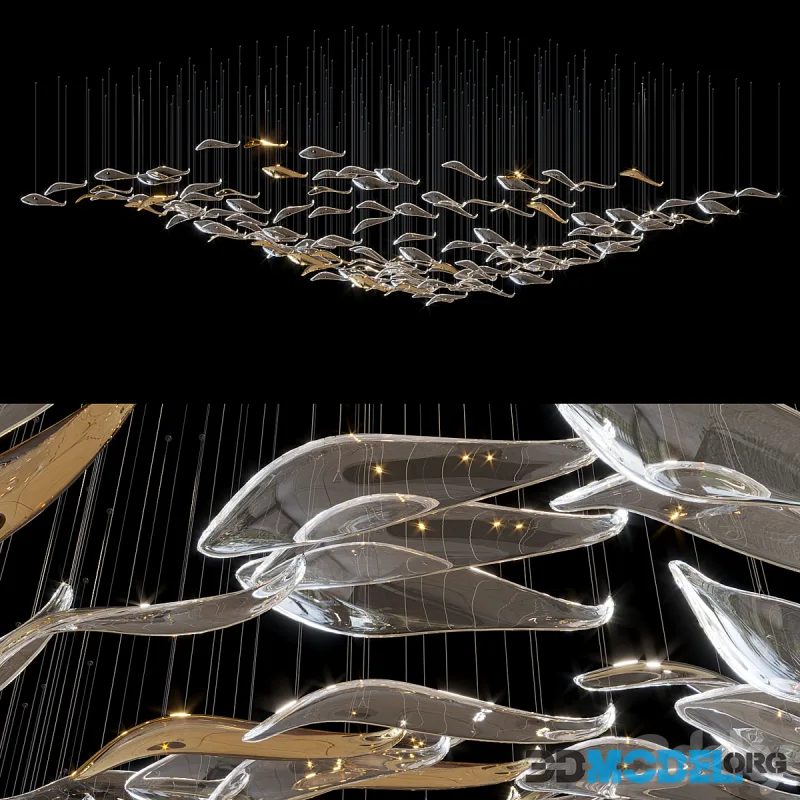 Hanging arrangement Vargov Design - Swarm 250mm