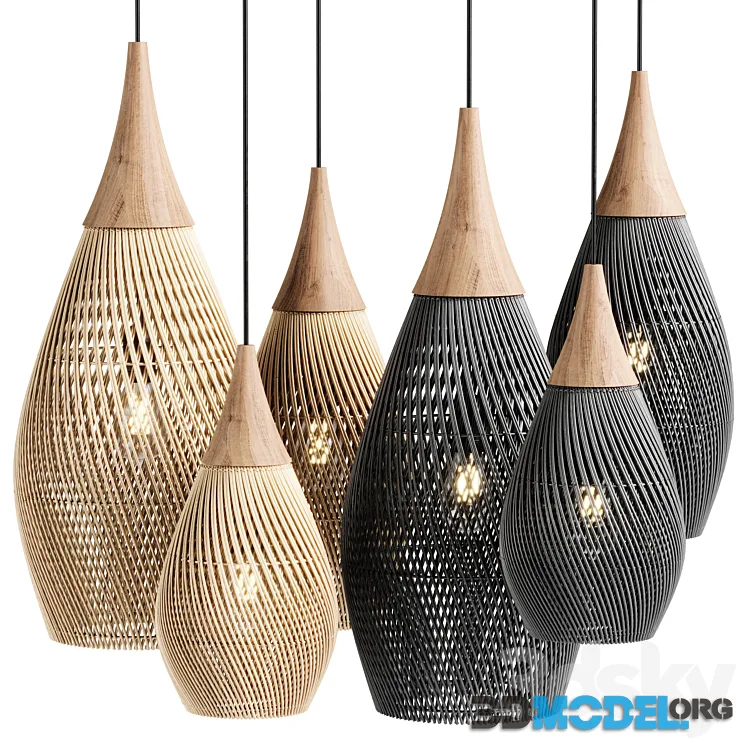 Horn Lamp Charcoal