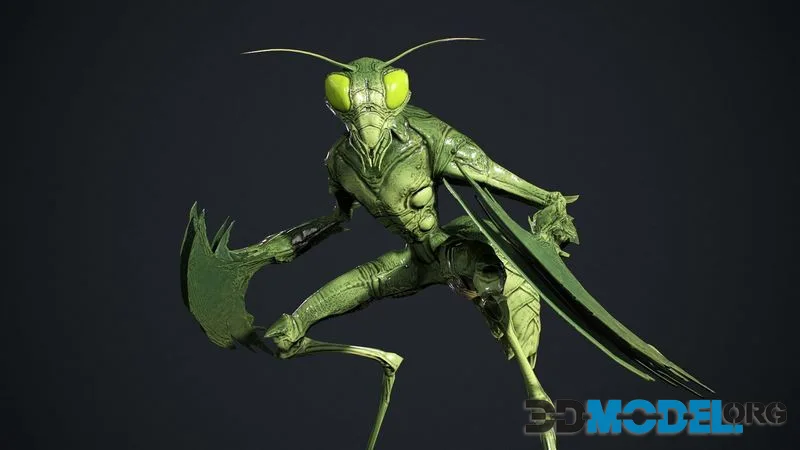Insect Creature 2 low-poly (PBR)