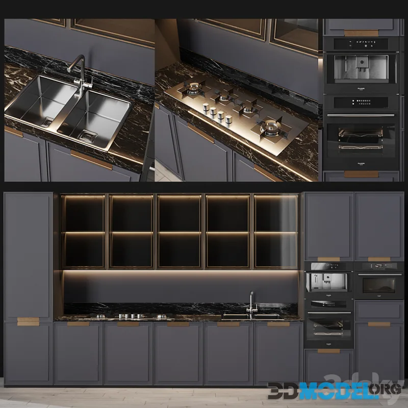 Kitchen Modern 6 with technology