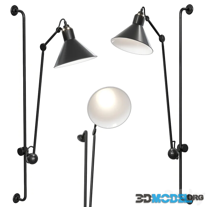 Lampatron ISLA - Wall lamp with movable arm and swivel shade