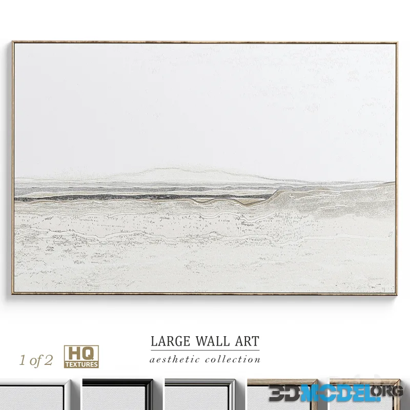 Large Panoramic Abstract Wall Art C-353