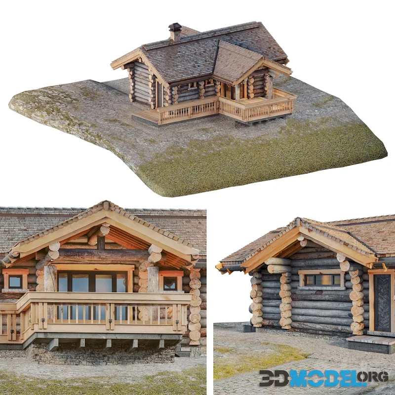 Log house-bath
