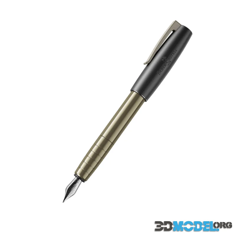 Loom Gunmetal Fountain Pen by Faber Castell