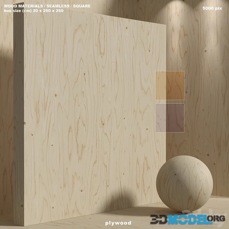Material wood (seamless) plywood - set 152