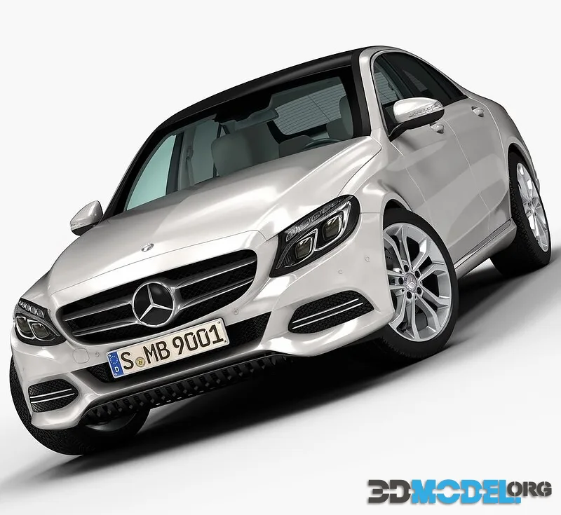 Mercedes-Benz C-Class Avantgarde 2015 with HQ interior