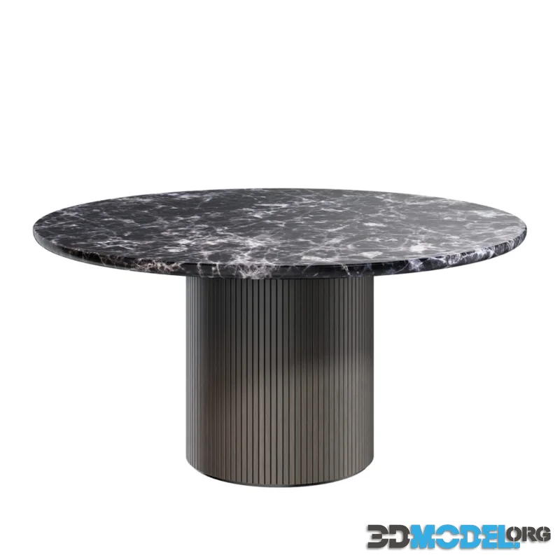 Moon Round Dining Table by Gubi