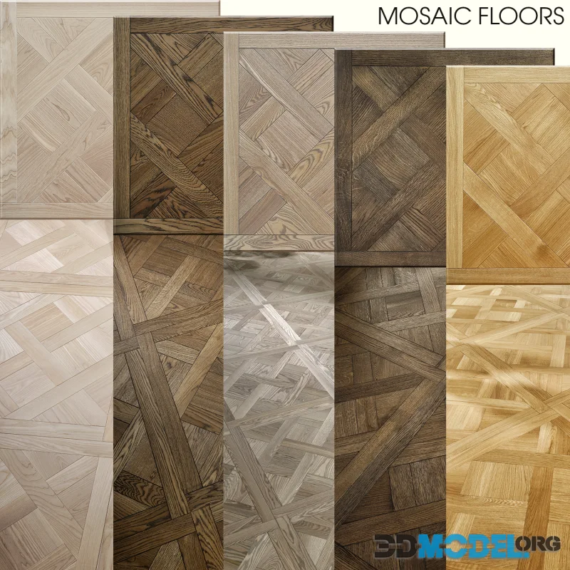 MOSAIC FLOORS, texture wood