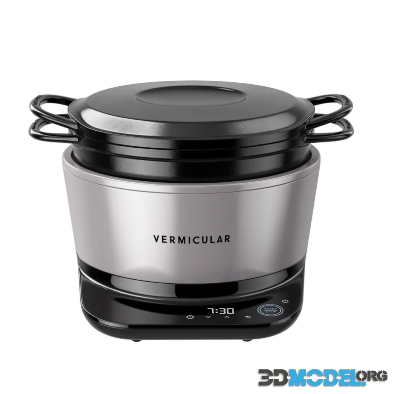Musui Kamado Enameled Cast Iron Pot by Vermicular