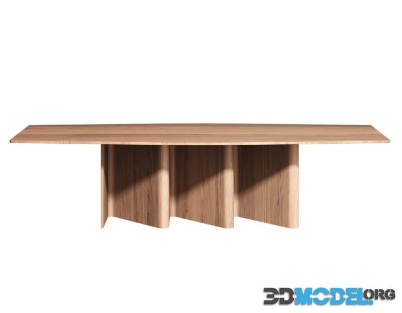 Nami Barrel-Shaped Dining Table by Miniforms