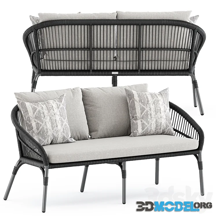Nexus Sofa 2 Seat by Janus et Cie