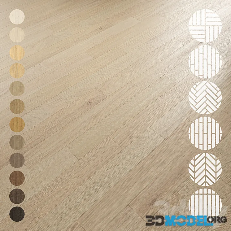 Oak Flooring Set 020