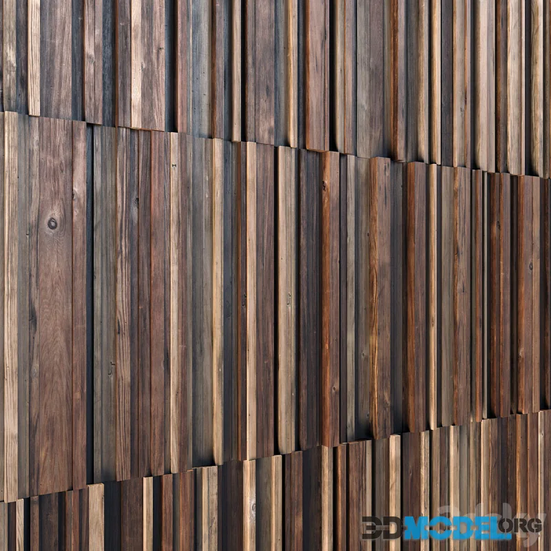 Panel rail line wood n2