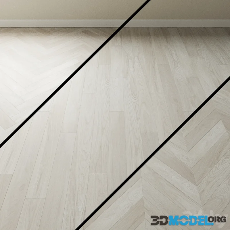 Parquet oak Coswick. Inspire Albatros Bleached