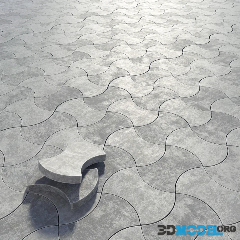 Paving stone for sidewalk